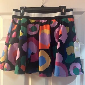 Emily McCarthy! Colorful Patterned Women's Skort!  NWT.  Size L